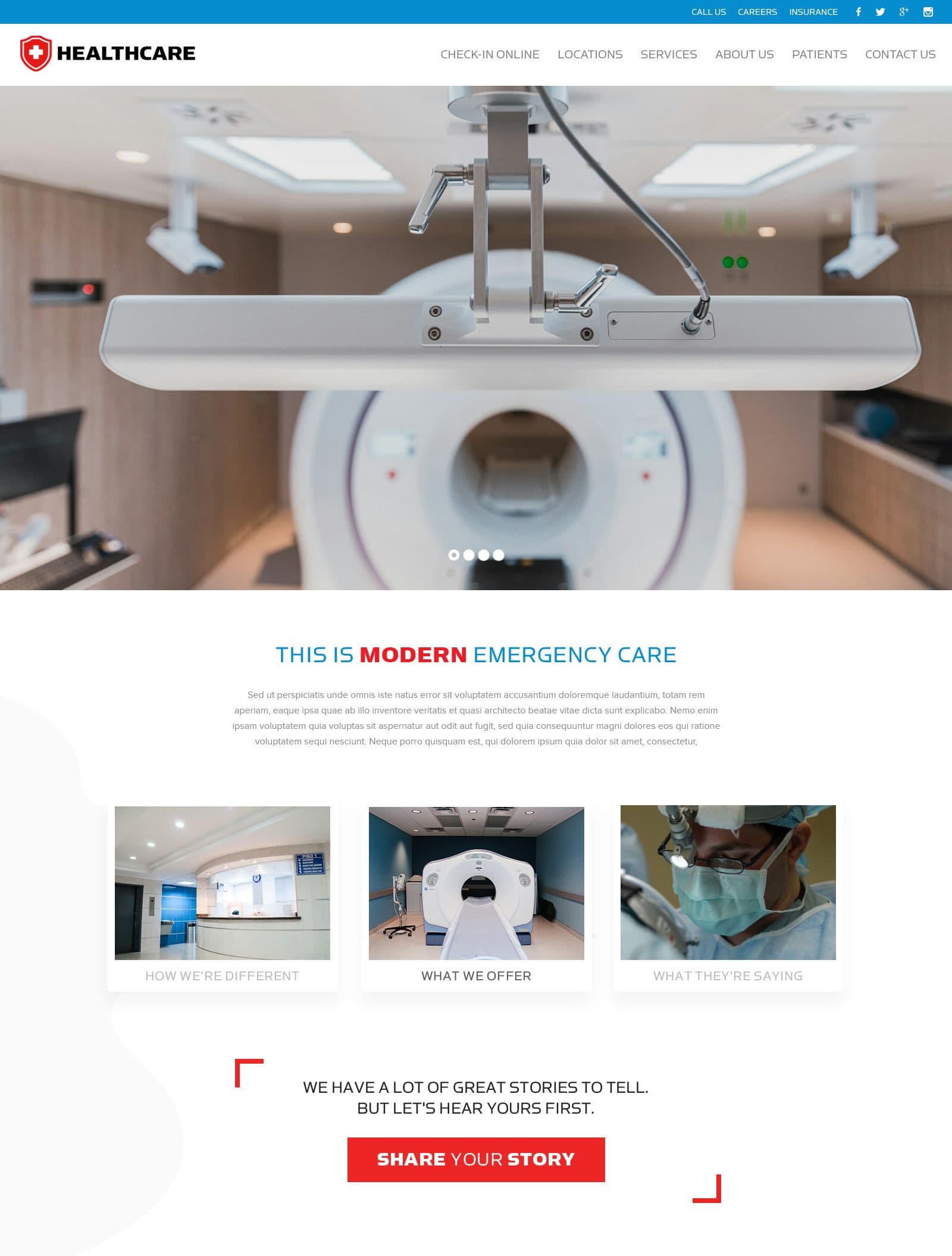 Healthcare Website