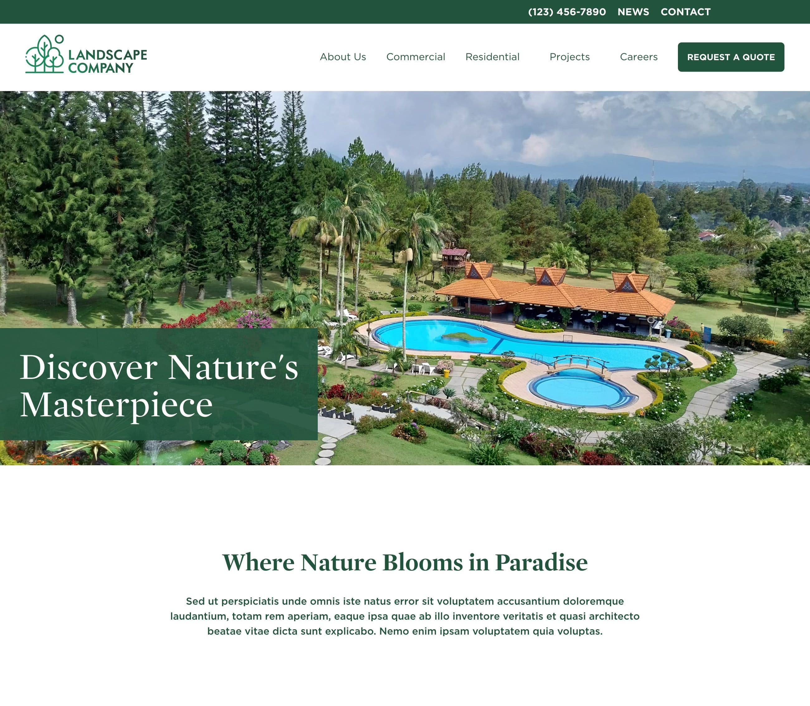 Landscaping Company Website